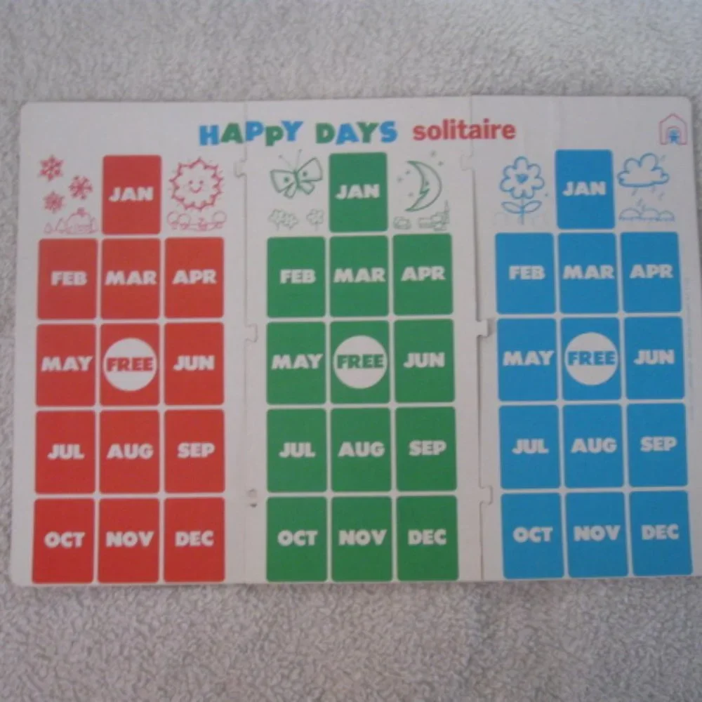 edu-game Happy Days Solitaire